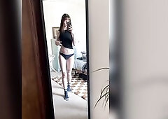 Haunch hole cutie discloses small titties