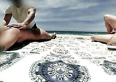  A stranger puts cream on me, shows his dick. Bf throws him out