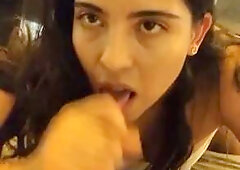 In the hotel with a mature man