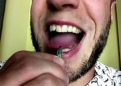 Burp domination, burping fetish, bully fart