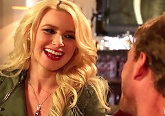Charming wife Anikka Albrite spreads her legs for passionate sex