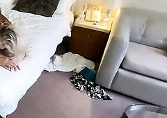 Sexy Blond Curvy mother I'd like to fuck Anne Marie British Abode wife bangs Mr Darlington BBC in intimate room. This babe sucks BBC then gets ba