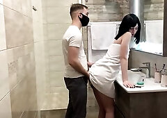 Banged a Ally's Fiancee in the Baths and that babe was Late for the Ceremony - Anny Walker