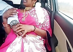 Curvy Asian babe in an Indian saree with big tits and a big ass