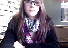 See Lilsecrett Library 4 on now! - Lilsecrett, Web Camera, Library Porn