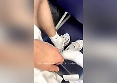 Stepdaddy And Stepson 18 Y.o Twink Edging Public Gay Cruising Smelly Socks Stinky Feet Tn Blowjob