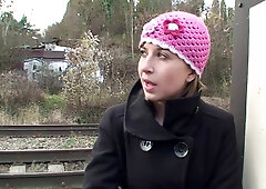 Older Lady And A Hot Teen Satisfy A Man - Brunette