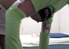 Lily Hosho Pleasing Breasty Downblouse and Upskirt Panty