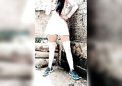 The cutie was astonishing-this babe looked super sexy whilst peeing