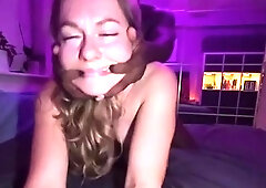 Slutty MILF housewife cuckolds husband with black stallion