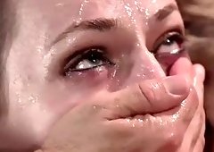 wicked throat distension of natasha star during merciless deepthroat face fuck