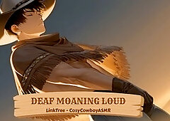 Deaf beauty gets vocal with her loud moans