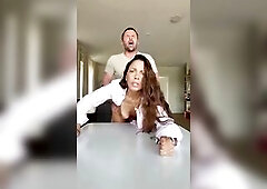 Consummate Angelina is surprising her spouse by asking him to bang her booty and cum unfathomable inside of her. Watch the cum leak without her booty.