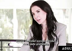 ADULT TIME - Bella Rolland Gives Up Free Use Vagina To Kira Noir At Public Wake! GERMAN SUBTITLES