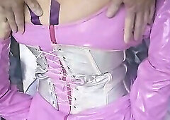 Femboy Sissy has to suck two cocks in the public forest and is fucked hard bare