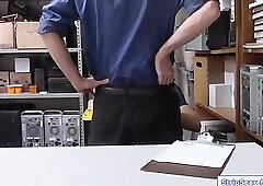 Officer strip then fucks teen shoplifter