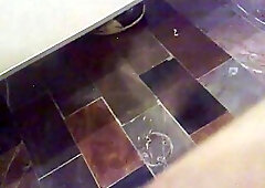 Hot jerking off on the WC