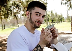 Straight dude Diego takes it up the ass in POV