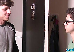 Ample pipe queer bj intercourse and jizz shot