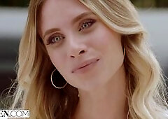 Bffs Naomi & Anya Entice Shy Roommate into Threesome