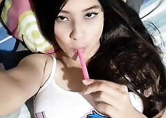 Lascivious nanny makes u cum twice