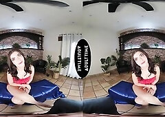 UP CLOSE VR - Consummate Gal Hotty Ritchie Licks Your Cum From Her Vagina After Sexy Sex POV