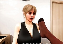 Hot cougar neighbor looking for a yoga partner while her stepson satisfies her needs