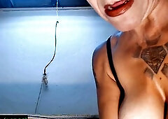 Cougar Pussy Creampie - First Time Cum in Biancas Pussy