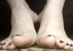 Spy On My Feet Underneath The Table