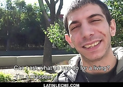 Uncircumcised Latino Romps A Heterosexual Man's Cherry Rump