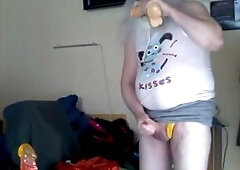 Gay toys, small cock handjob, small cock