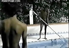 Twinks barebacked at pool fucking and sucking