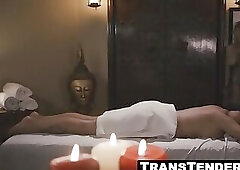 Eva Paradis mastEva Maxim sensual massage leads to fuckers hairy hunk cock ride