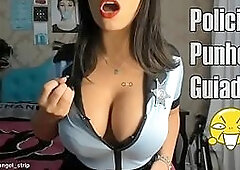 Hot Cop Making You Cum in Handjob, Guided Handjob, Handjob Instruction Busty Hot Cop Cumming In Cop's Pussy Roleplay Police girl JOI