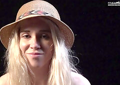 All-natural naked body of a very passionate small-tit blonde Mary A