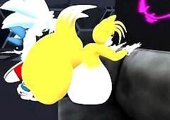 Tailsko x Sonic OC Anal Sex