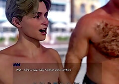 Amateur gay hunk with a big cock gives a wild ride to a young twink