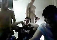 Military Academy Boys Fool Around