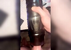 Auto stroker makes me cum hard