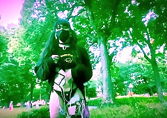 Electric Current, Iramask And Vibes In The Park During The Day - Kawaii Girl