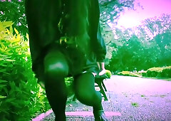 Electric Current, Iramask And Vibes In The Park During The Day - Kawaii Girl