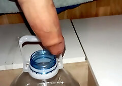 The Stud With The Big Cock Is Eager To Fuck An Ass, Cumshot In The Mouth Of The Bottle !