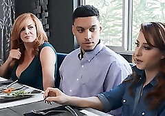 BRAZZERS - A Wild foursome Unleashes When Alice Marie Takes Her Bf To Meet Her Stepmom Summer Hart & Neighbor Andi James