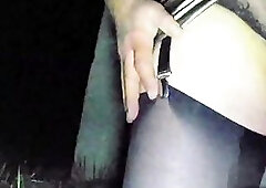 Crossdresser outdoor