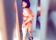 This red garter strap for u, love!