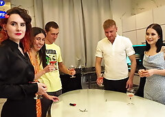 Students Celebrate New Year with Hot Big Orgy