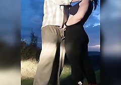 Sunset is a great time for oral-job