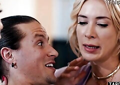 Neighborhood MILFs Ashley Fires and Aiden Ashley fight over new meat