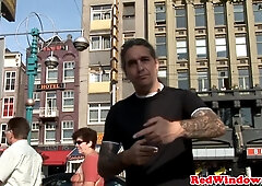 Amsterdam slut cocksucking tourist