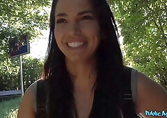 Public agent - Chloe Lamour and her enormous gorgeous titties fucked outdoors